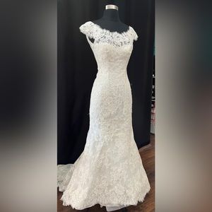 Allure Wedding Gown With Matching Sash
